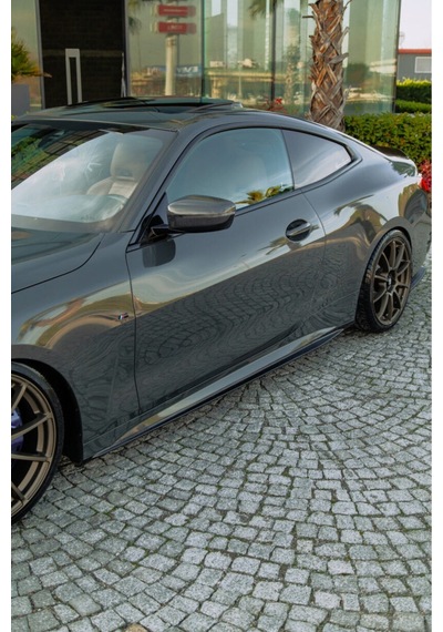 Bmw 4 Serisi G22 Coupe 2020+ M Paket Body Kit Seti Ön Lip Marşpiyel Difüzör Spoiler Flap