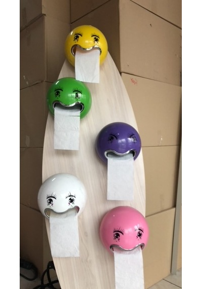 Emojili Peçetelik Beyaz