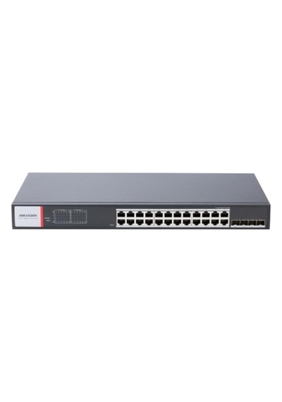 Hikvision Ds-3t1528hp-sı-24p4f 24port Ge +4sfp 480w Yönetilebilir Gigabit Switch