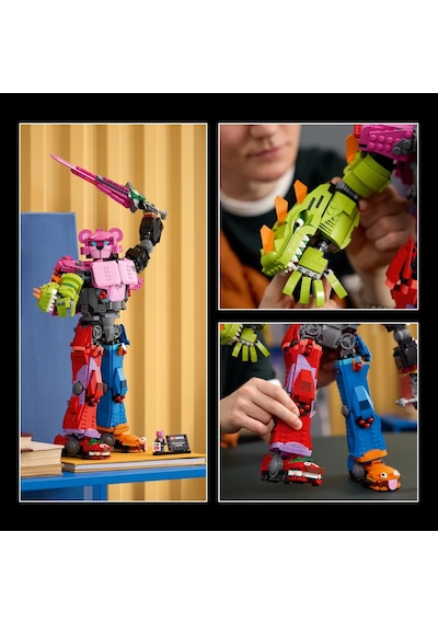 LEGO® Fortnite® Meka Takım Lideri 77078 - Yetişkinler için Koleksiyonluk Video Oyunu Figürü Yapım Seti (2503 Parça)