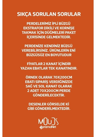 Moud's Fall Desenli Süet Oturma Odası Salon Fon Perde - Prd-1094 Çok Renkli