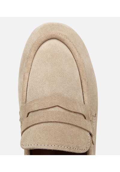 Hotiç Kadın Süet Deri Bej Yumuşak Dokulu Klasik Loafer 01ayh322270a310 01ayh322270a310
