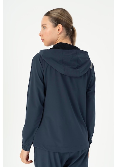 Maraton Regular Kadın Kapüşonlu Açık Lacivert Tracktop Lacivert