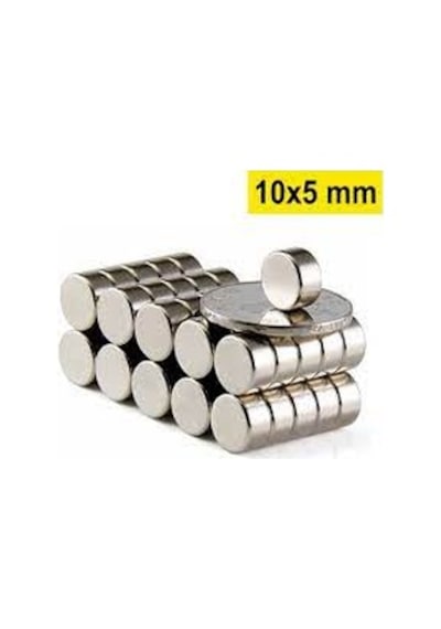 Neodyum Mıknatıs 10x5 Mm 10 Adet