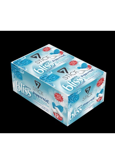7stıck Sekersız Peppermınt Aromalı Blıster Sakız 9 Pcs 12adet