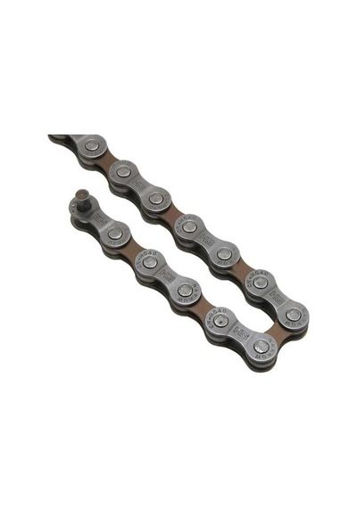 Shimano Cn-hg40 6s-7s-8s 115 Bakla Bisiklet Zinciri Kutusuz Gri - Siyah