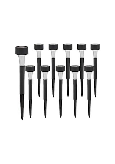 231114165902 Güneş Enerjili Bahçe Lambası Plastik Saplama 10lu Set