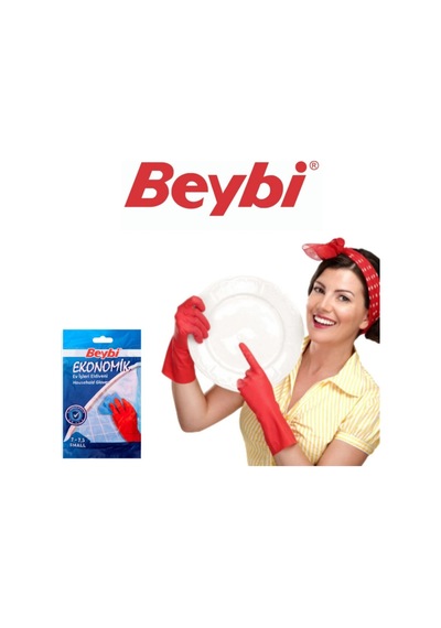 Ekomonik Bulaşık Eldiveni Kırmızı