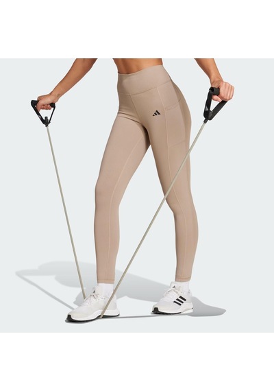 Adidas Optime Rib 7/8 Kadın Tayt C-adıjw7640b30a00 Bej