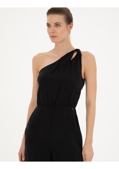 Pierre Cardin Kadın Siyah Tulum Dokuma 50285427-vr046 Siyah