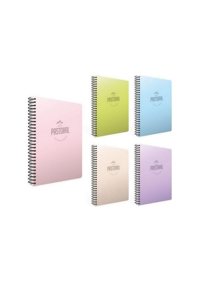 Gıpta Pastoral 120 Yp. A4 Spiralli Pp. Kapak Defter 3 Kareli + 2 Çizgili