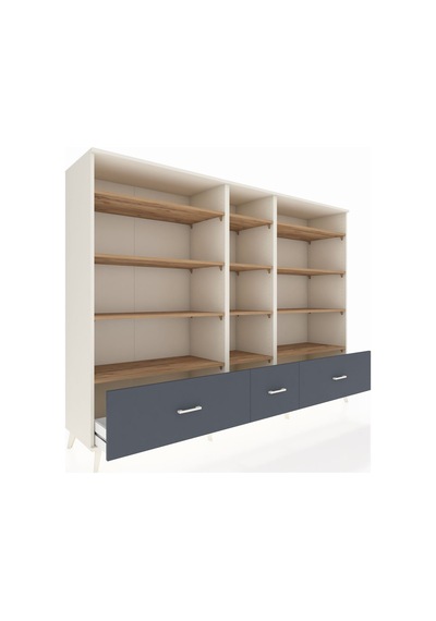 Hyperion Dolap 12 Raflı 3 Çekmeceli 220x44x163 Aytaşı-çam/antras Aytaşı-çam/antrasit Hyperion Dolap 12 Raflı 3 Çekmeceli 220x44x163 Aytaşı-çam/antras Aytaşı-çam/antrasit