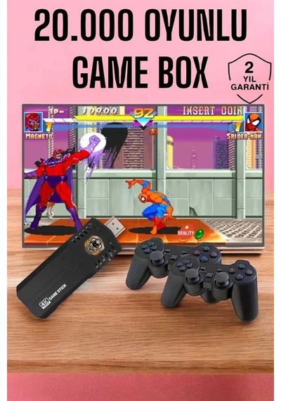 Mey İthalat Game Box 20.000 Oyunlu 8k Ultra Oyun Konsolu