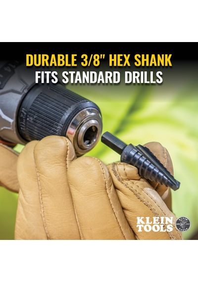Klein Tools Ktsb03 Kademeli Matkap Ucu - Yüksek Hız Çeliği - 2 Ol