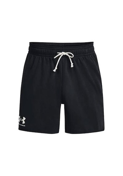 Under Armour Ua Rival Terry 6in Short Erkek Şort 1382427-001 Siyah-siyah
