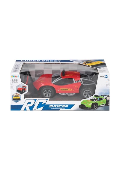 Şarjlı Ve Darbeye Dayanıklı Rc Araba - Super Racer 1:18 Off-road Kırmızı