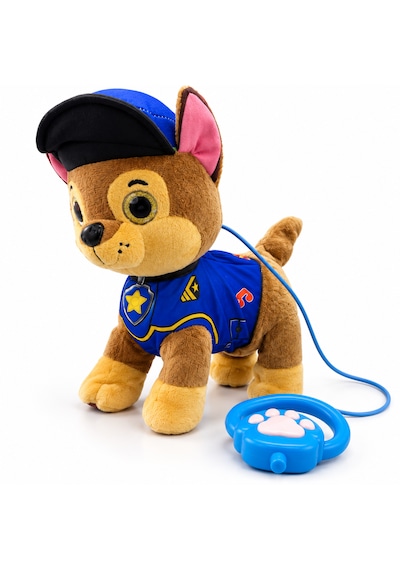 Uzaktan Kumandalı Yürüyen Ve Havlayan Peluş Polis Köpeği 20x25 Cm Köpek