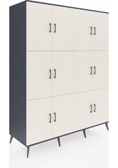 Kronos Gardrop 10 Raflı 12 Kapaklı 176x59x221 Antrasit-aytaşı/çam Aytaşı/çam Kronos Gardrop 10 Raflı 12 Kapaklı 176x59x221 Antrasit-aytaşı/çam Aytaşı/çam