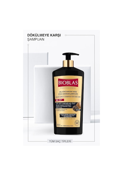 Bioblas Saç Dökülmesine Karşı Siyah Sarımsak Şampuanı 1.000 Ml Saç Dökülmesine Karşı ül