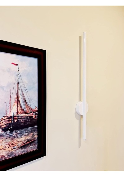 Modern Dekoratif Led Duvar Aplik - Beyaz Kasa 6500k Beyaz Işık Çok Renkli