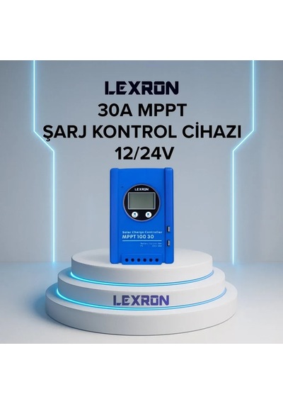 Lexron 12/24 V 30a Mppt Şarj Regülatörü