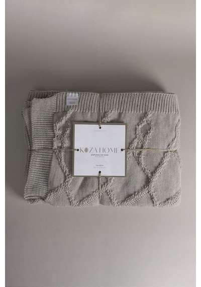 Espuma De Mar Vizon Tek Kişilik Battaniye 160x220 37136 Vizon
