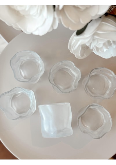 Linanware 6'lı Viski/kokteyl Tasarım Cam/dışı Silikon Kaplı Bardak 200 Ml Dsg-13