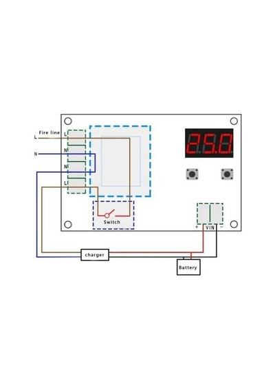 Xh-M602 Lityum Pil - Akü Şarj Kontrol Devresi - 3.7V - 120V