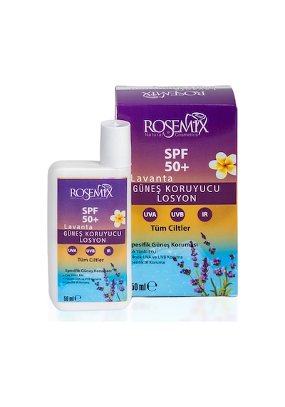 Rosemix - 180 - - Lavanta Yağlı Güneş Koruyucu Losyon +50 Spf - 2 Adetlik - Csmo-tex - Set Ürün