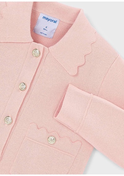 Mayoral Kız Çocuk Merserize Ceket Pembe Pembe