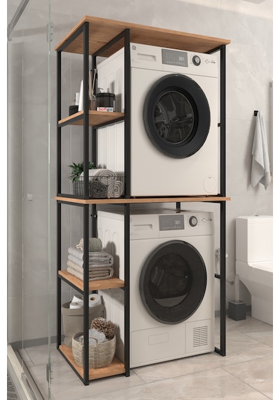 Bofigo Çamaşır Makinesi Dolabı Kurutma Makinesi Dolabı Metal Banyo Dolabı Mısra Çam Bofigo Çamaşır Makinesi Dolabı Kurutma Makinesi Dolabı Metal Banyo Dolabı Mısra Çam