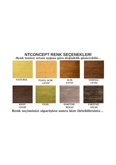 Bui Ntconcept Masif Ağaç Çalışma Masası