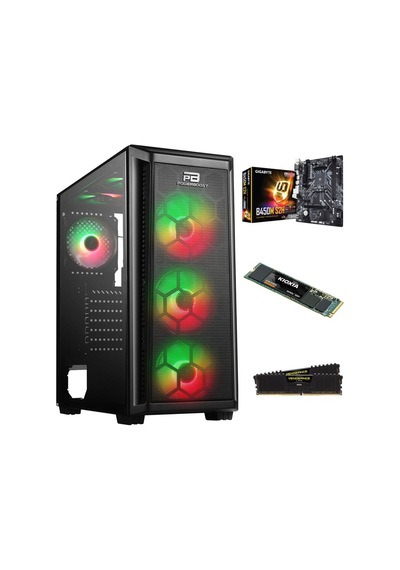 APU AMD Ryzen 3 2200G 16 GB DDR4 500 GB NVMe SSD Free Dos Oyuncu Bilgisayarı