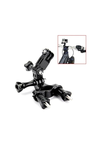 Sjcam Eken Aksiyon Kamera Üç Yollu Motor Bisiklet Aparatı Gp02 Çok Renkli