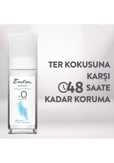 Emotion Joyous Deodorant 2x90 Ml & Ocean Fresh Pump Sprey Deodorant 2x100 Ml Seyahat Seti