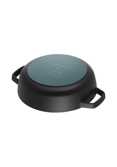 Staub Chistera Yağmur Efektli Döküm Tencere Siyah 28 Cm