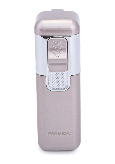 4 Torch Bej-gümüş Metal Puro Çakmağı - Tr7331