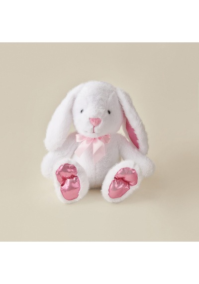 Rabbit Figürlü Yastık - Beyaz - 50 Cm Çok Renkli
