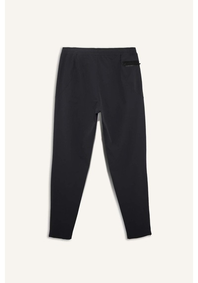 Defacto Slim Fit Dar Kesim Çift Cepli Fermuarlı Paça Dokuma Jogger B2780ax26spar214 Antrasit-ar214