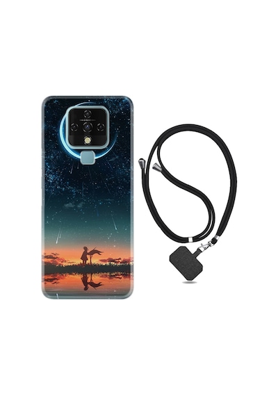 Tecno Camon 16 Kilif Desenli Ipli Askili Ay Ve Kiz 1720 522847730