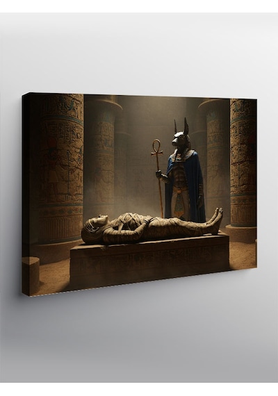 Kanvas Tablo Mumya Ve Anubis