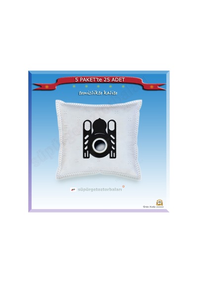 S 6820 Süpürge Toz Torbası 25 Adet Torba Kd:02