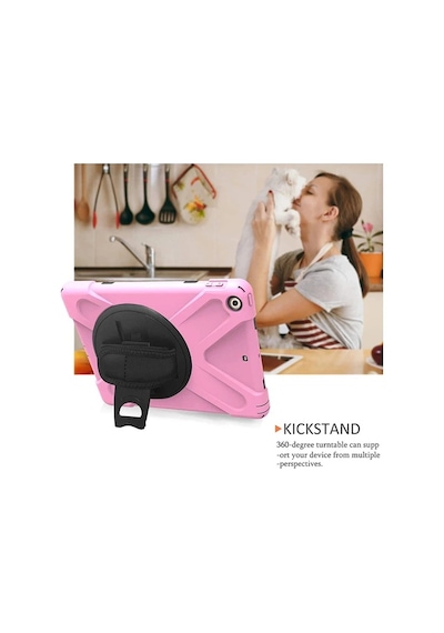 Apple iPad Uyumlu, Pro 10.5 3 Katmanlı Standlı Zırh Kılıf/shockproof Case- 5775
