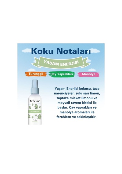 Little Joe Ferahlatıcı Sprey Oda Kokusu 60 Ml Vital Energy -kok