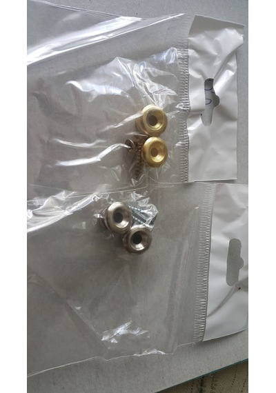 Jindi Metal Gitar Askı Pimi 2 Adet Set Olarak Gold -Pena
