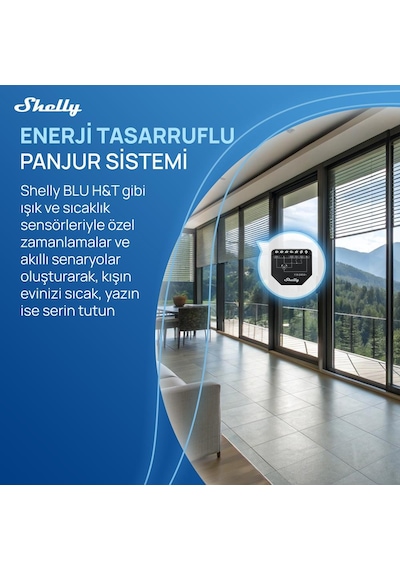 Shelly Shutter Akıllı Panjur Kontrol Rölesi