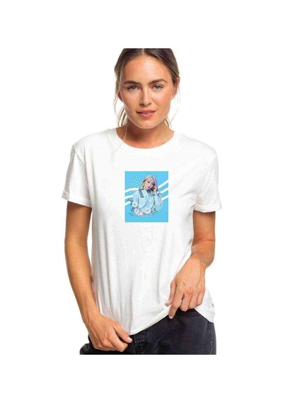 Mamamoo Aesthetic K Pop Baskılı Beyaz Kadın Tshirt