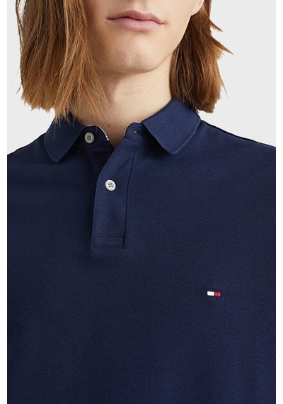 Tommy Hilfiger Erkek Polo T Shirt MW0MW17770 DCC LACİVERT Lacivert