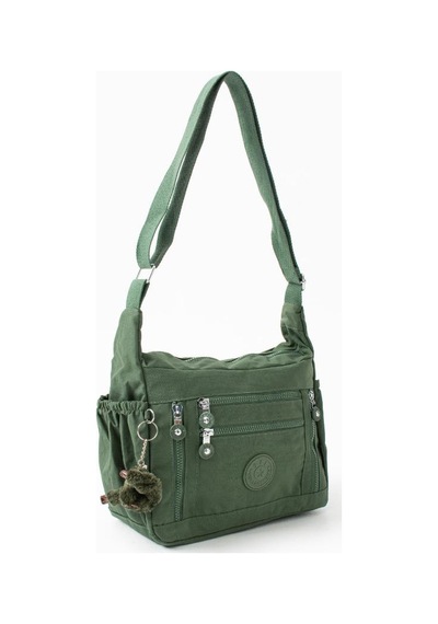 Baginn Klinkır Hafif Yağmur Geçirmez Kadın Postacı Çanta Çok Cepli 30 20 Cm Omuz Çantası 571 Collection Yeşil