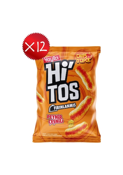 Yayla Hi'tos Peynir Çeşnili Mısır Çerezi 100 G X12